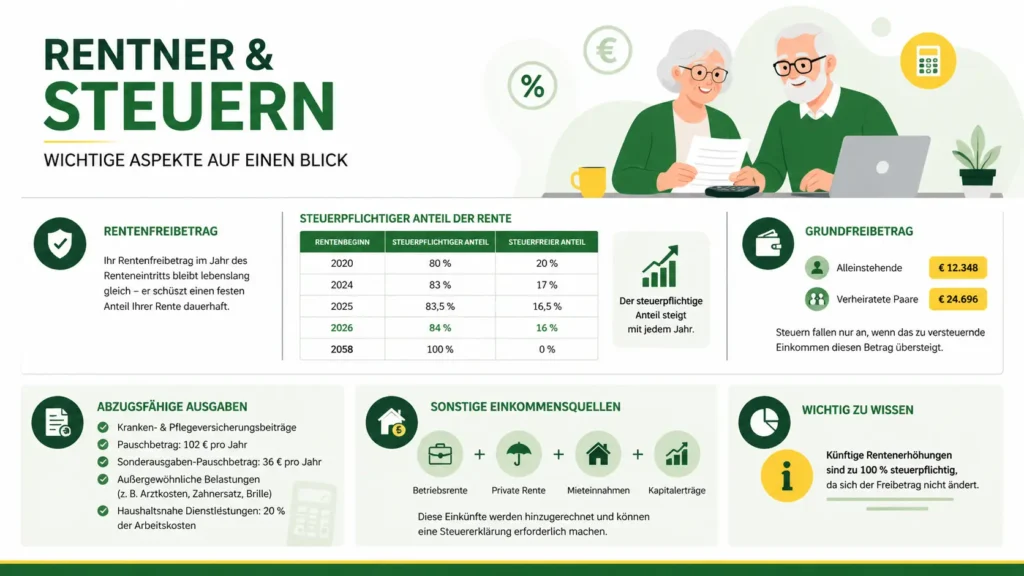 Wichtige Aspekte zum Thema „Rentner und Steuern