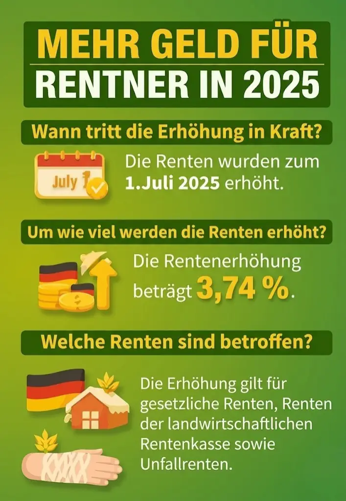mehr geld fur rentner im jahr 2025