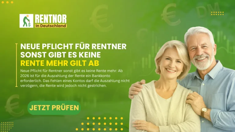 Neue Pflicht für Rentner sonst gibt es keine Rente mehr gilt ab