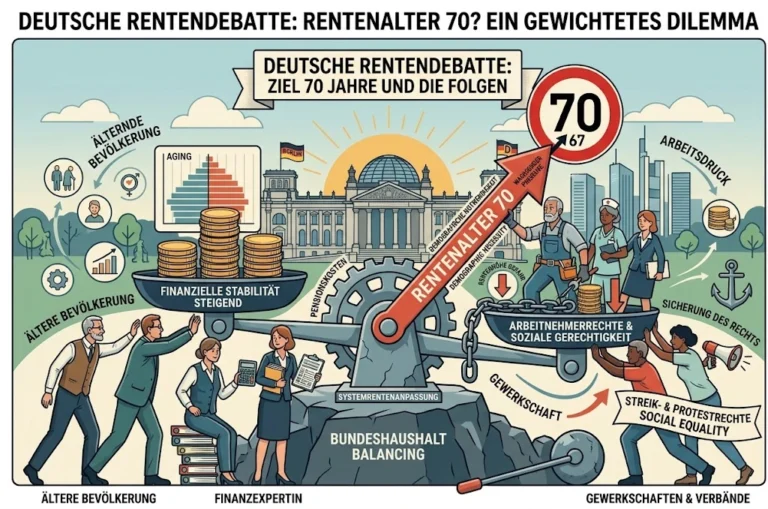 Rentenalter von 70